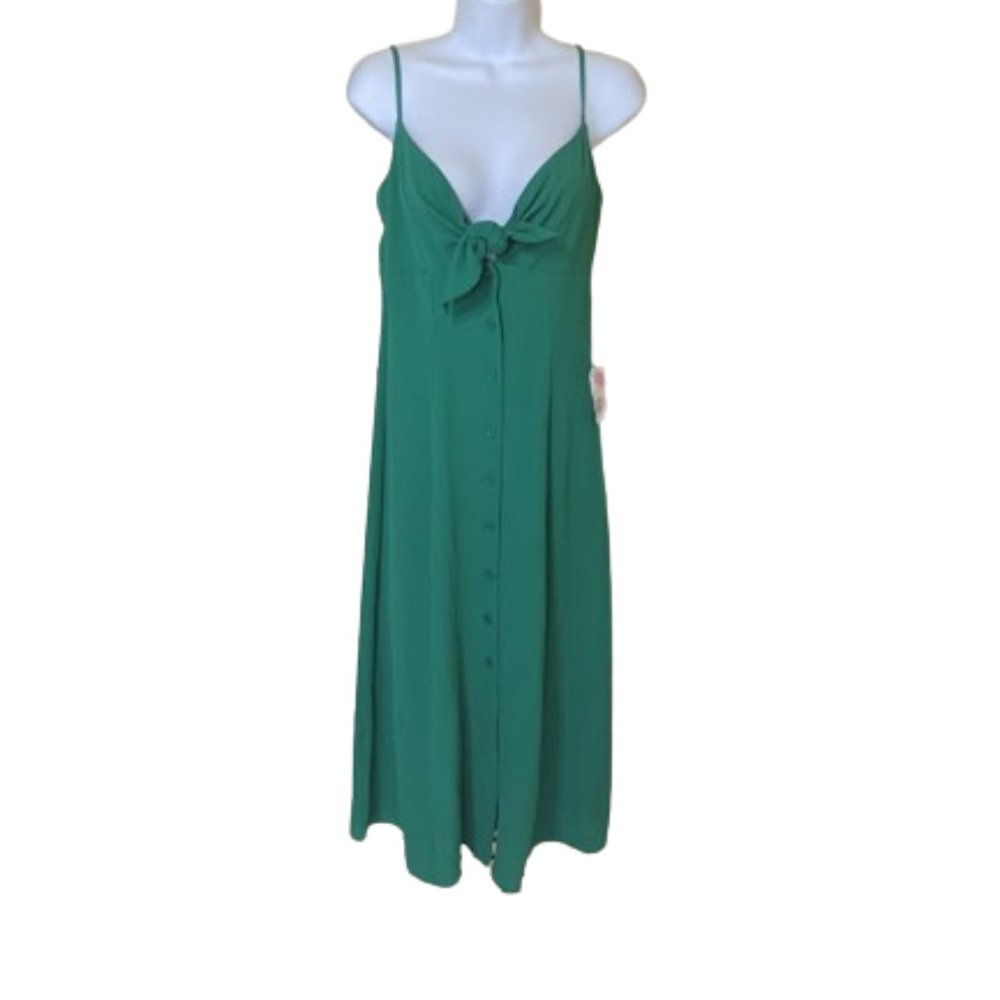 Green Summer Dress Size 7 8 NEW NWT
